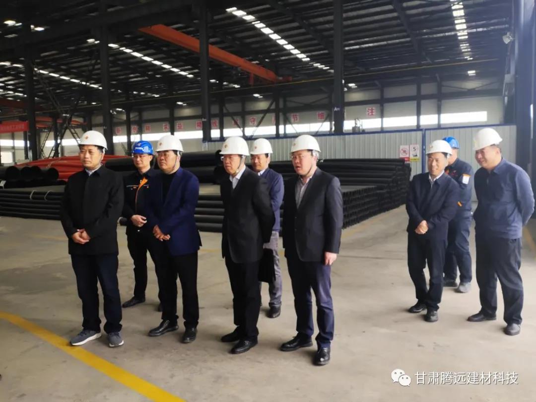 定西市人大領(lǐng)導蒞臨甘肅騰遠調研